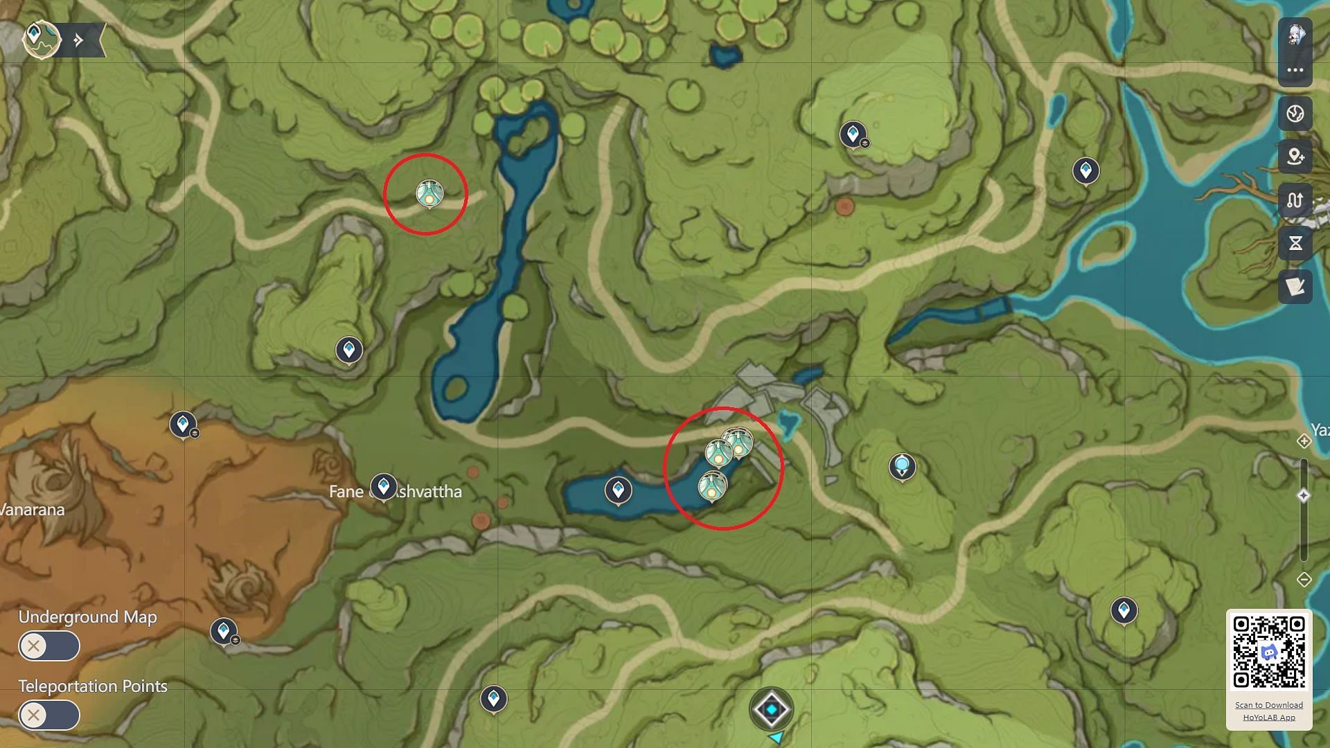 There are a few Specter spawns in the Sumeru forest area (Image via HoYoverse)