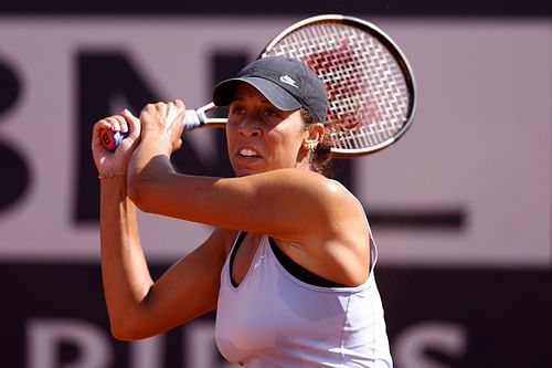 Madison Keys at the 2023 Italian Open.