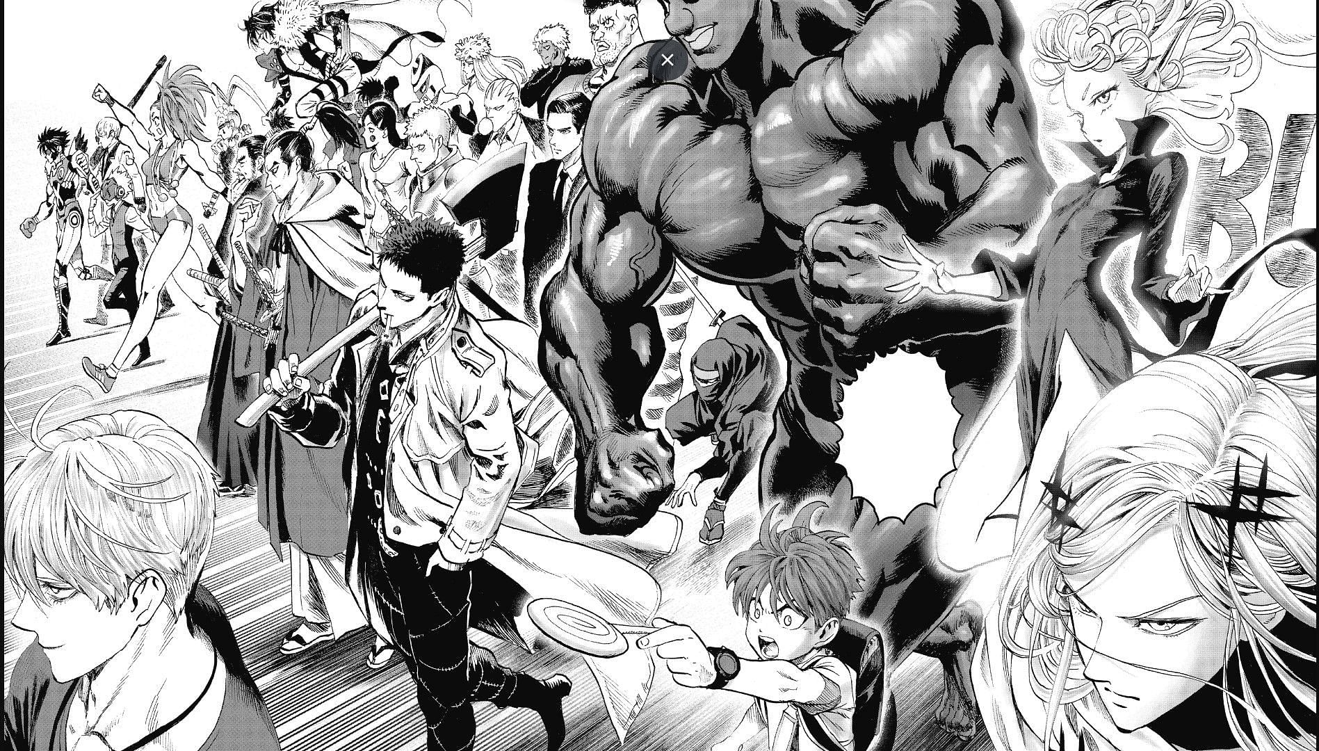 Understanding more about the sensitive situation the Heroes Association is in (Image via Yusuke Murata/ONE, Shueisha)