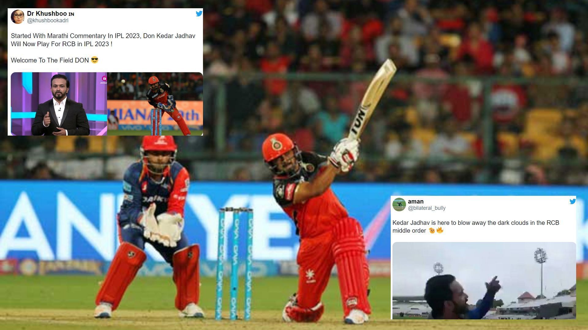 Kedar Jadhav has already played 17 IPL games for RCB in the past (P.C.:Twitter)