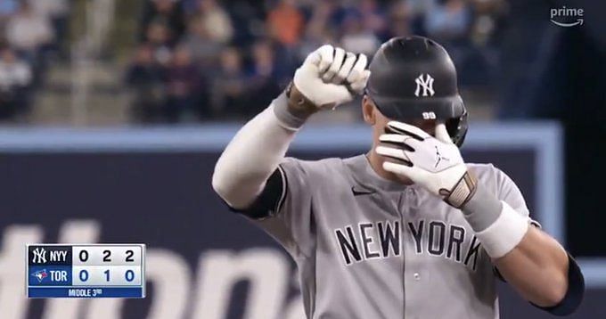 Yankees' star's new celebration sends MLB Twitter into a frenzy