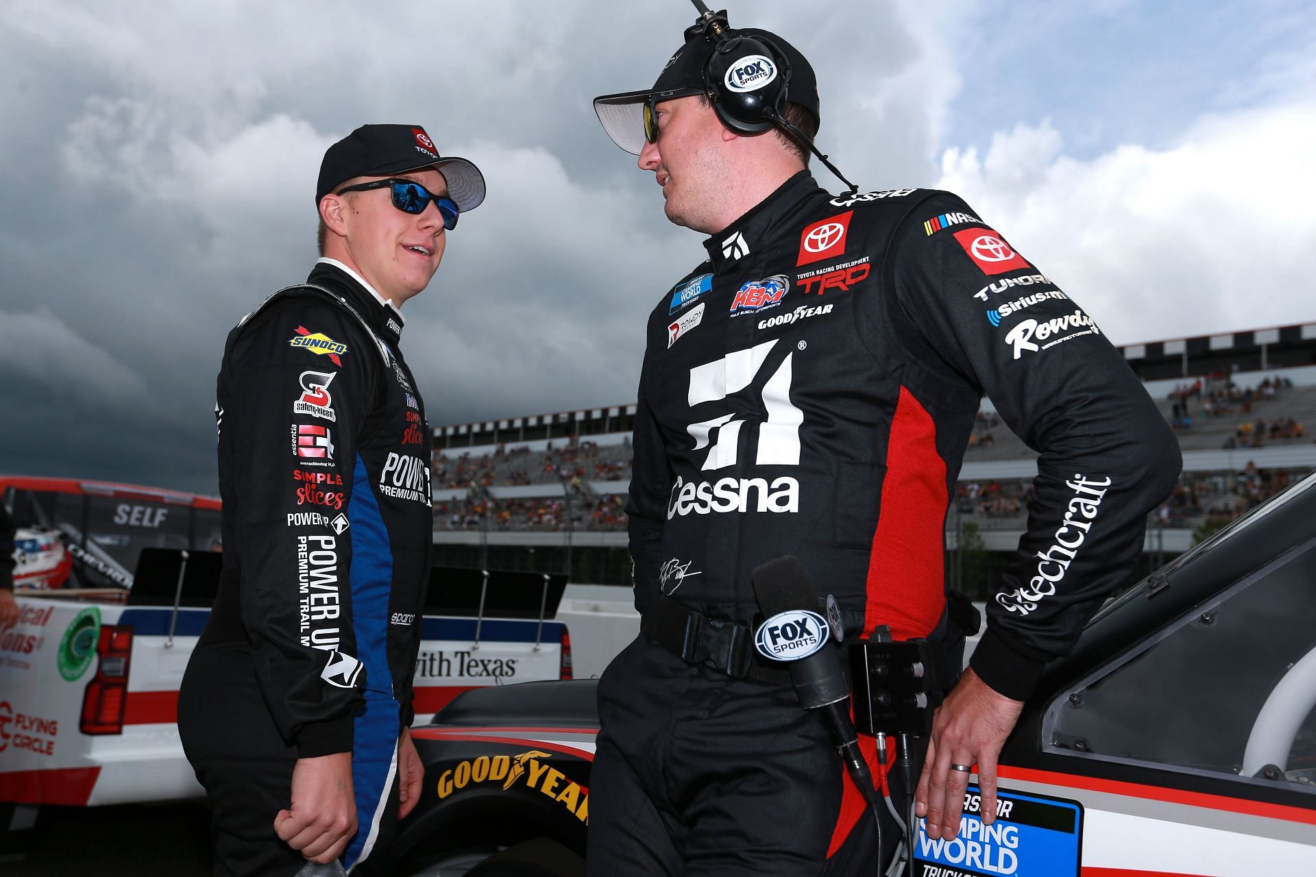 Kyle Busch and J.H.Nemechek