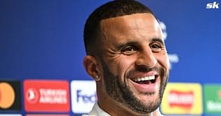 “He f***g hates United” – Kyle Walker comes up with hilarious chant about Manchester City teammate during title celebrations
