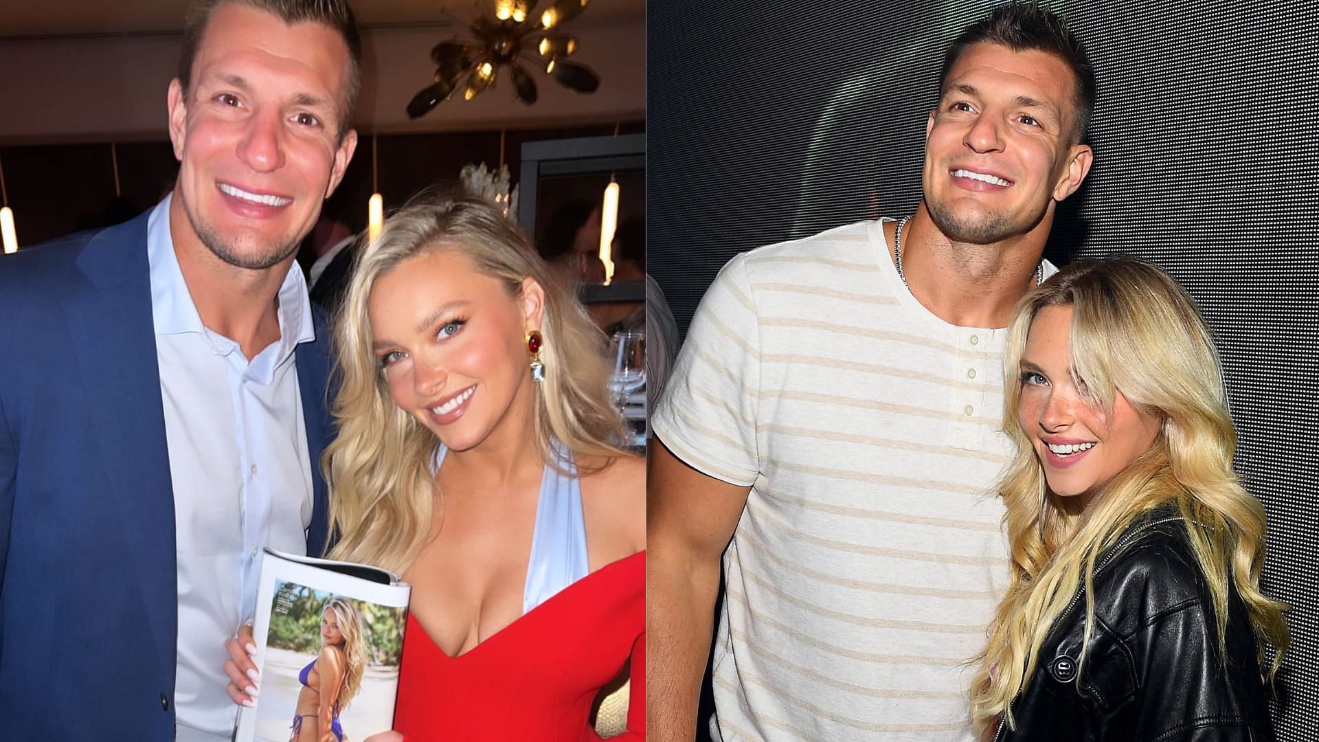 IN PHOTOS: Camille Kostek, Rob Gronkowski stun at SI Swimsuit's glam red  carpet event