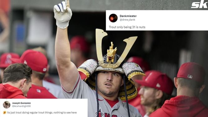 MLB fans react to Mike Trout passing Hall of Famers Pedro Martinez and Ken Griffey Jr. on all-time WAR leaderboard: "Only being 31 is nuts"