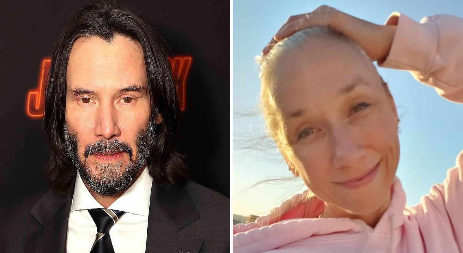 When did Alexander Grant and Keanu Reeves start dating?