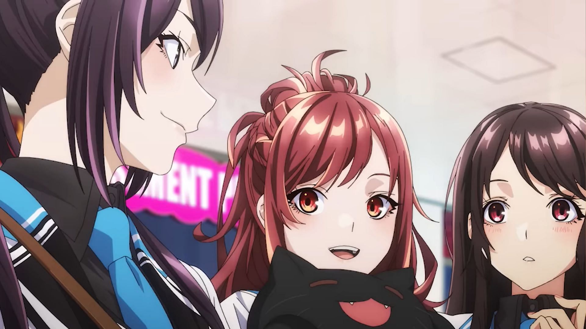Kanzaki, Kaede, and Kaori as seen in the anime (Image via Millepensee)