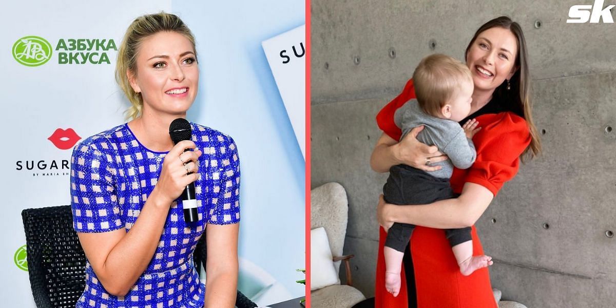 Maria Sharapova reveals going for walks with son Theodore is her favorite form of exercise