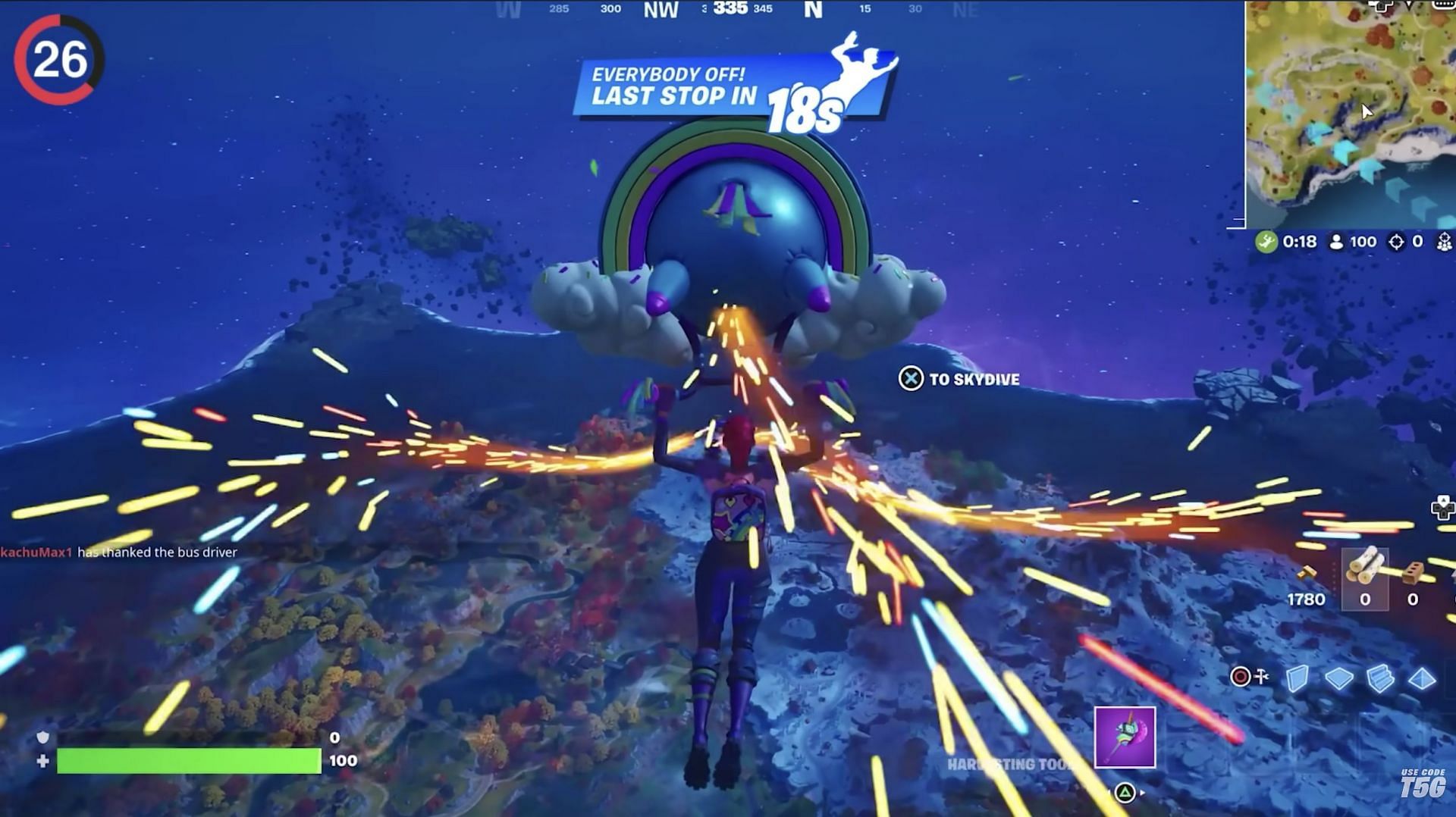 Brite Bomber&#039;s secret (Image via T5G on YouTube)