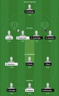 JPN vs SL-ET Dream11 Prediction Team, Grand League