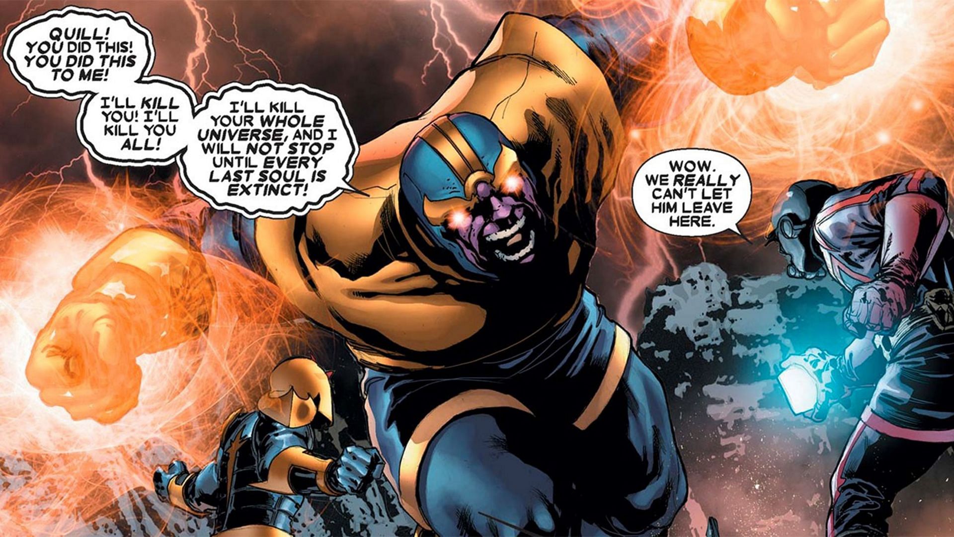 Guardians of the Galaxy: The Thanos Imperative, penned by Dan Abnett and Andy Lanning, stands as a must-read Marvel Comics series. (Image Via Marvel)
