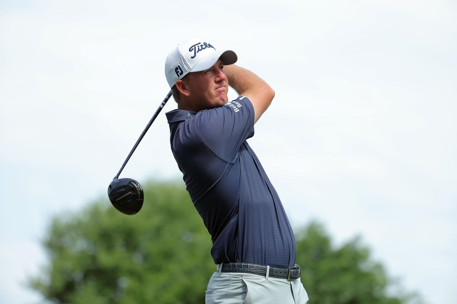 Tom Hoge was placed second after round 1 of the 2023 Charles Schwab Challenge