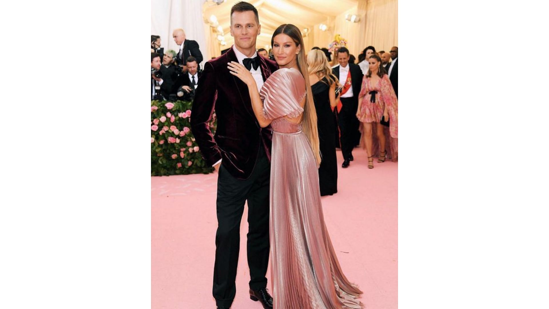 Tom Brady and Gisele at the Met Gala in 2019. (Image credit: @tombrady IG)