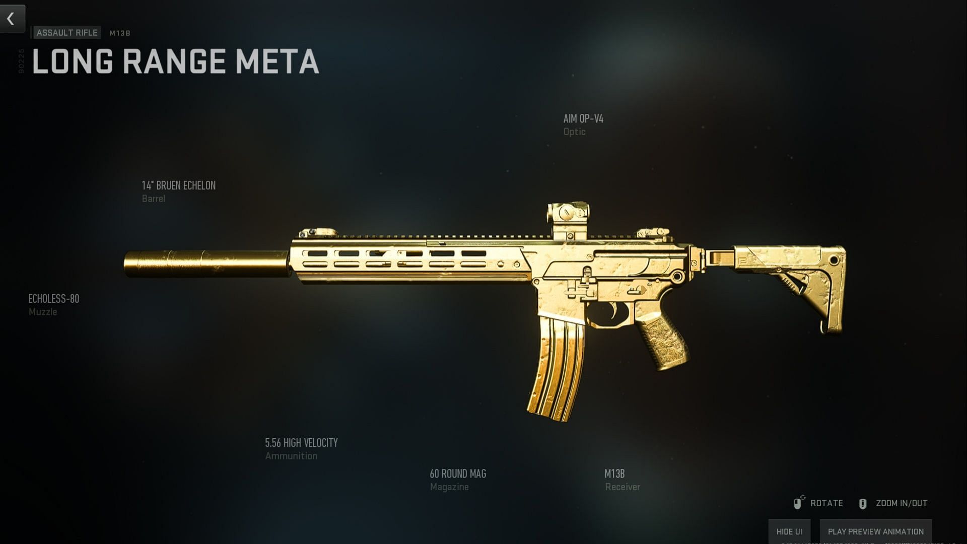 The recommended long-range build in Warzone 2 Season 3 (Image via Activision)