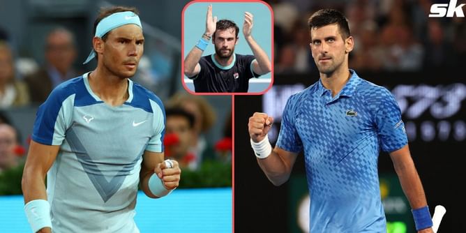 Facing Rafael Nadal and Novak Djokovic means playing against history of tennis, says Quentin Halys