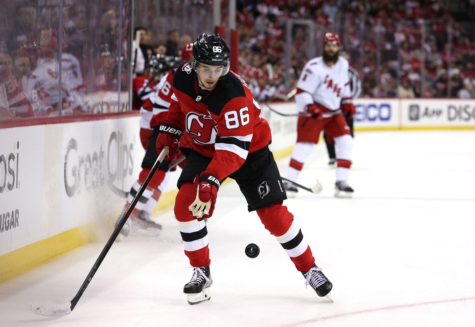 NJ Devils All-Star Jack Hughes out with upper-body injury - The San Diego  Union-Tribune