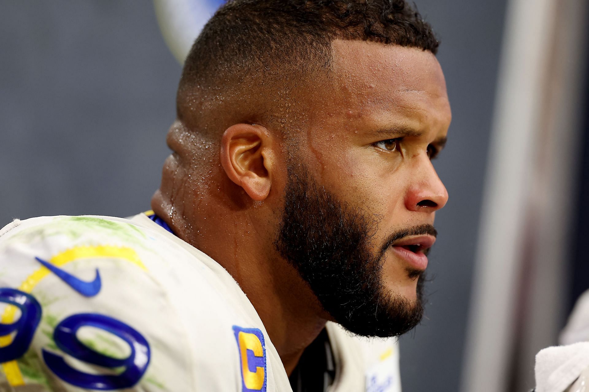 Three-time NFL Defensive Player of the Year Aaron Donald