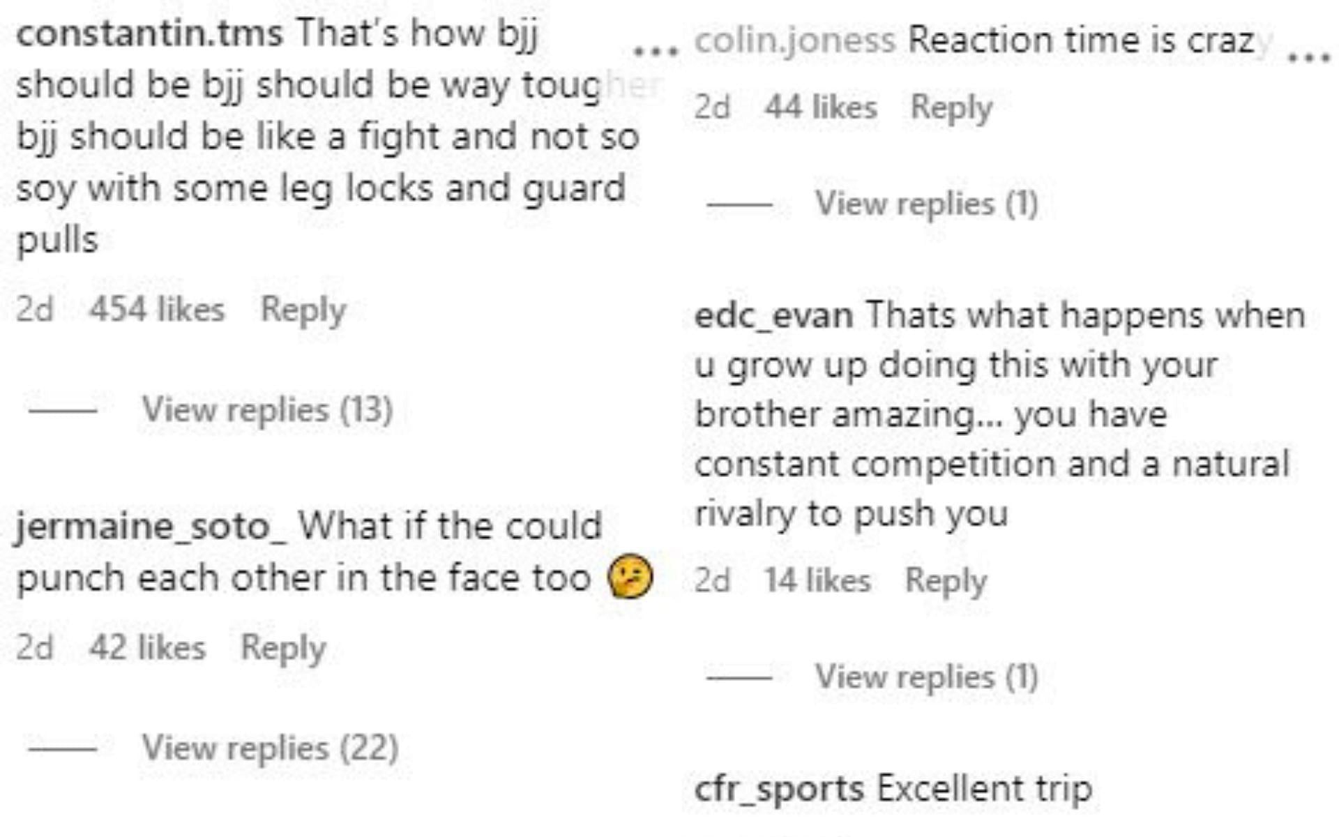 Comments on Kade Ruotolo&#039;s video | Image courtesy of ONE