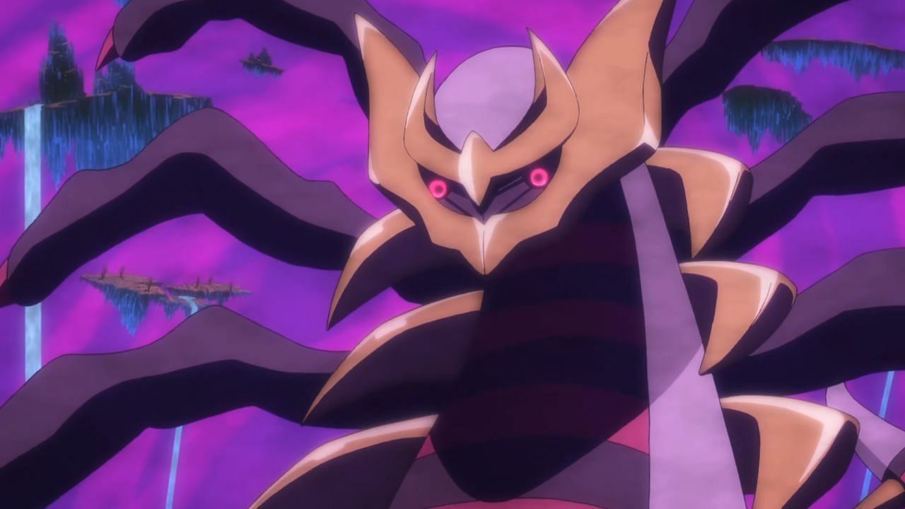 Giratina as it appears in the anime (Image via The Pokemon Company)