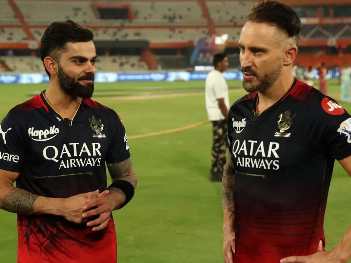 Faf du Plessis and Virat Kohli