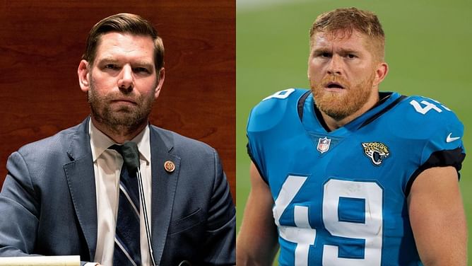 What happened to Bruce Miller? Ex-NFL star courts trouble after threat of execution against Congressman Eric Swalwell