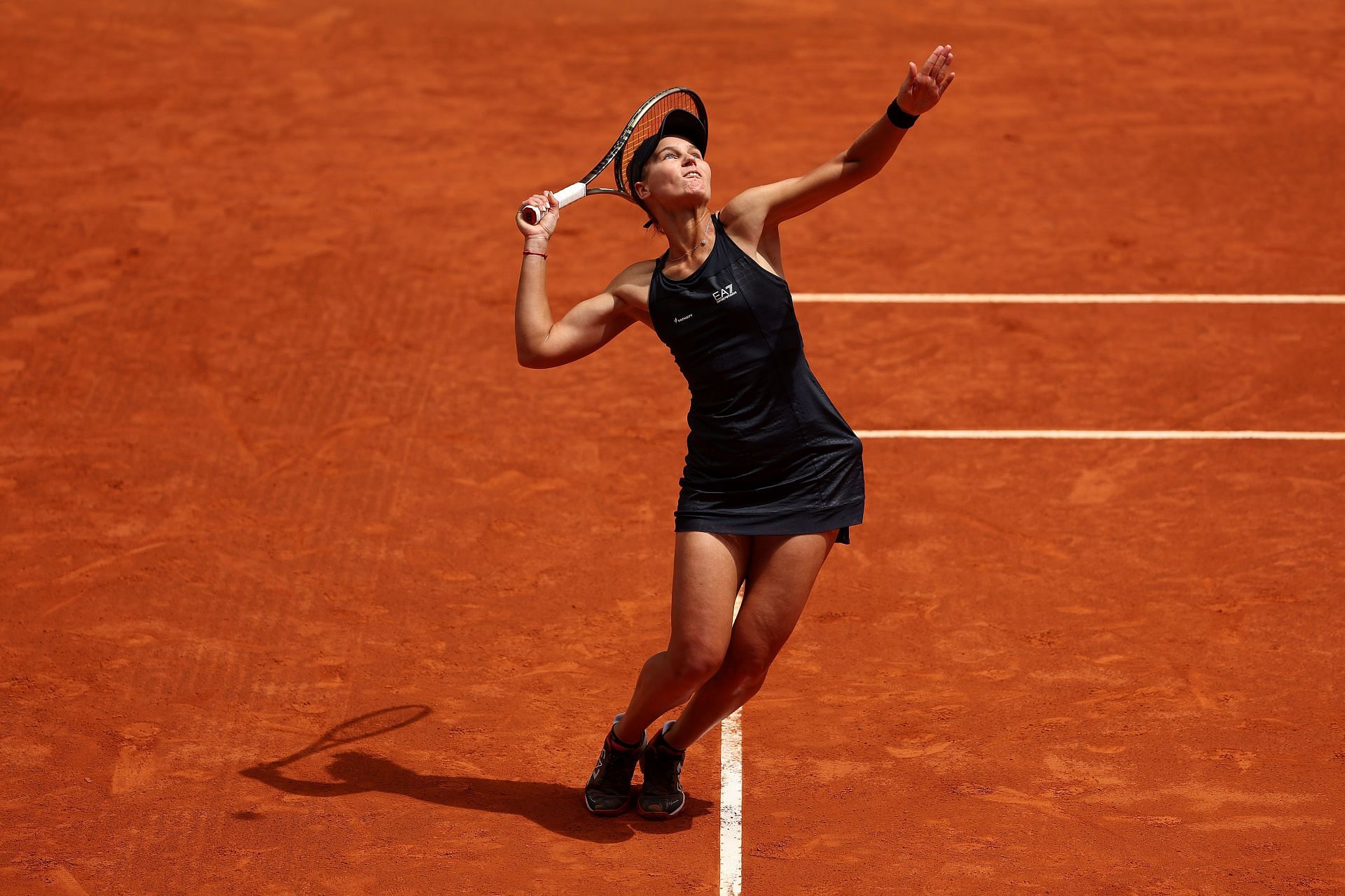 Veronika Kudermetova at the 2023 Madrid Open.