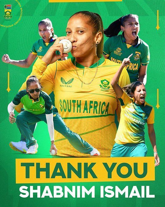 South African Pacer Shabnim Ismail Announces Retirement From International Cricket