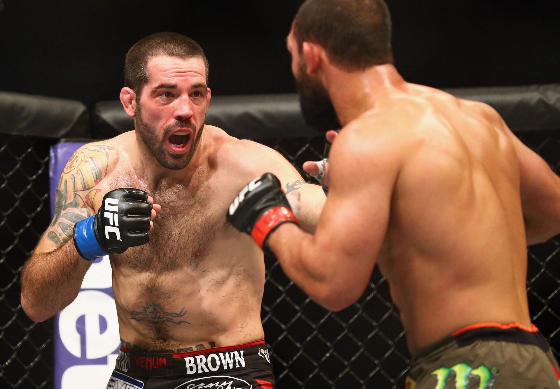 Matt Brown&#039;s sheer aggression has led him to a striking number of knockouts