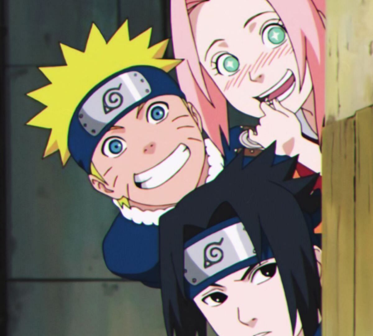 Sakura, Naruto, and Sasuke as seen in the anime (Image via Pierrot Studios)