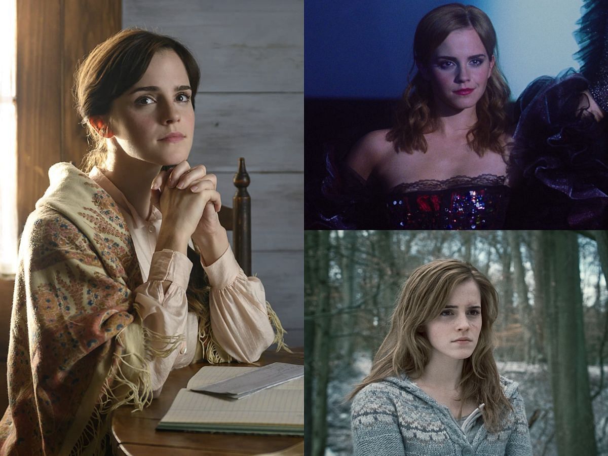 Emma Watson in  Harry Potter, Perks of being a Wallflower, and Little Women