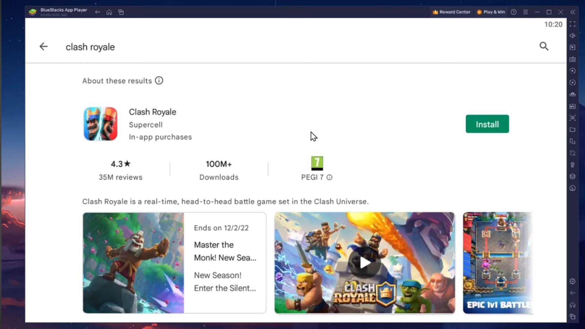 Download Clash Royale from the Play Store(Image via tech How on Youtube)