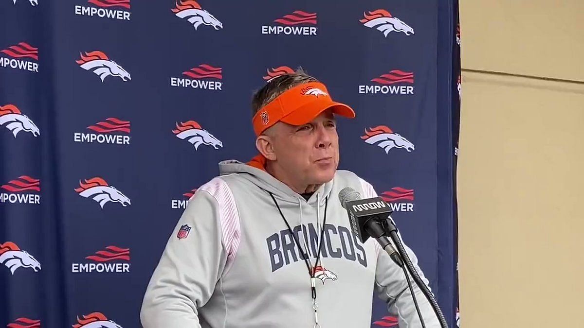 Broncos' Sean Payton roasts Ben DiNucci for practice interception