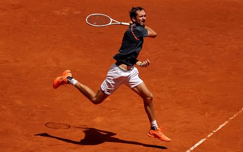 Daniil Medvedev at the 2023 Madrid Open.