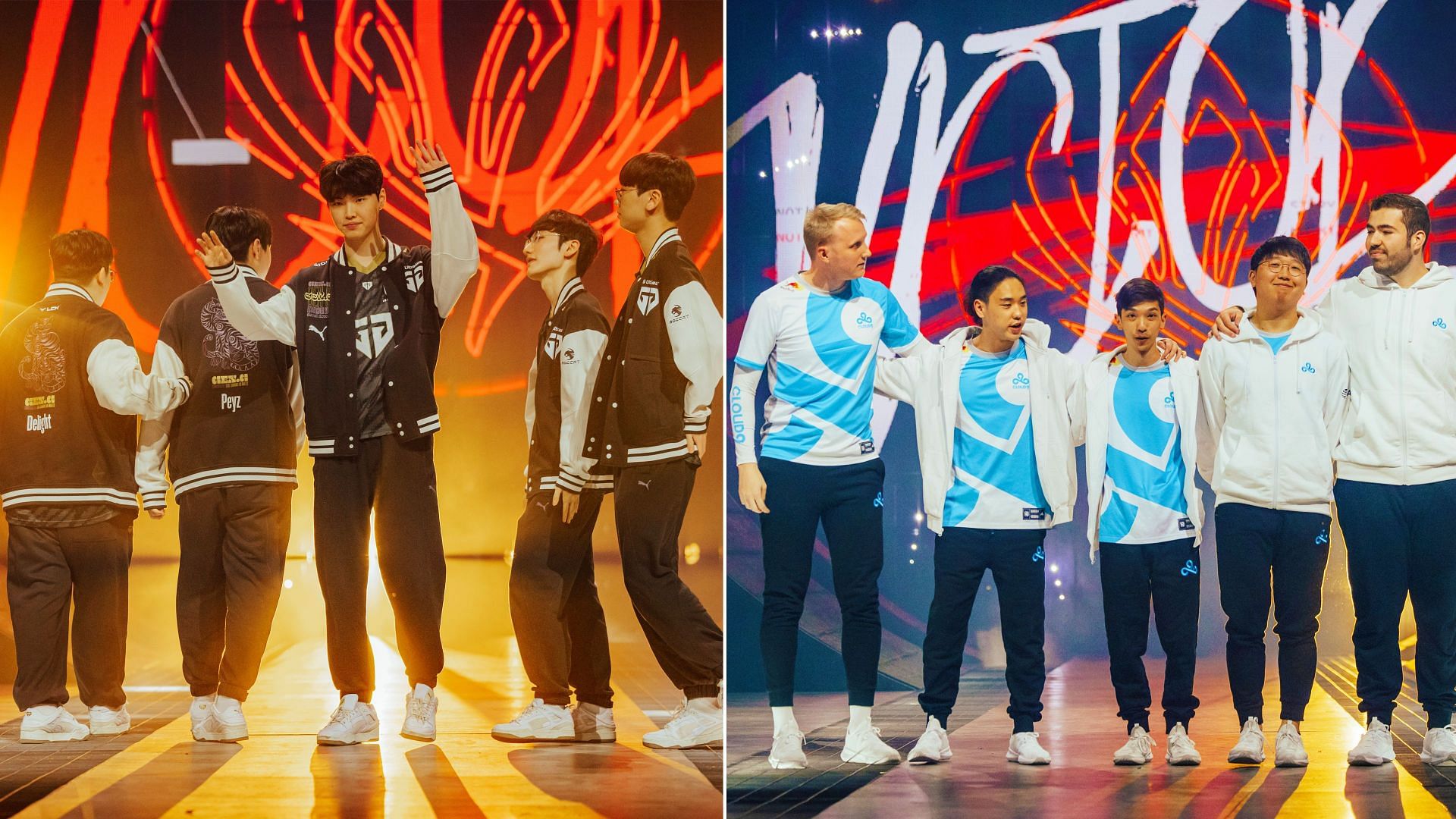The second match in the Lower Bracket Quarterfinals features: GenG vs Cloud6 (Image via LoL Esports)