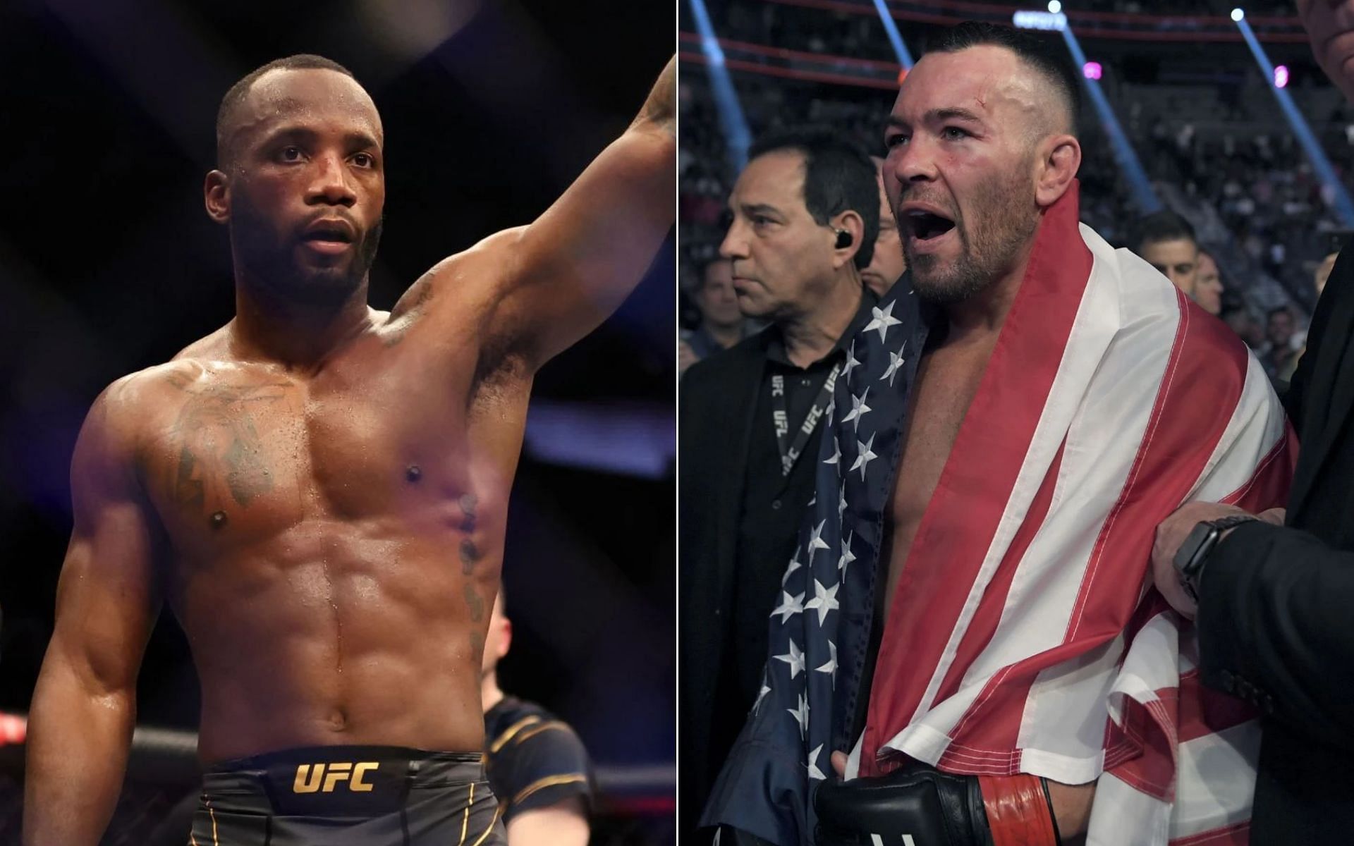 Leon Edwards [Left], and Colby Covington [Right]