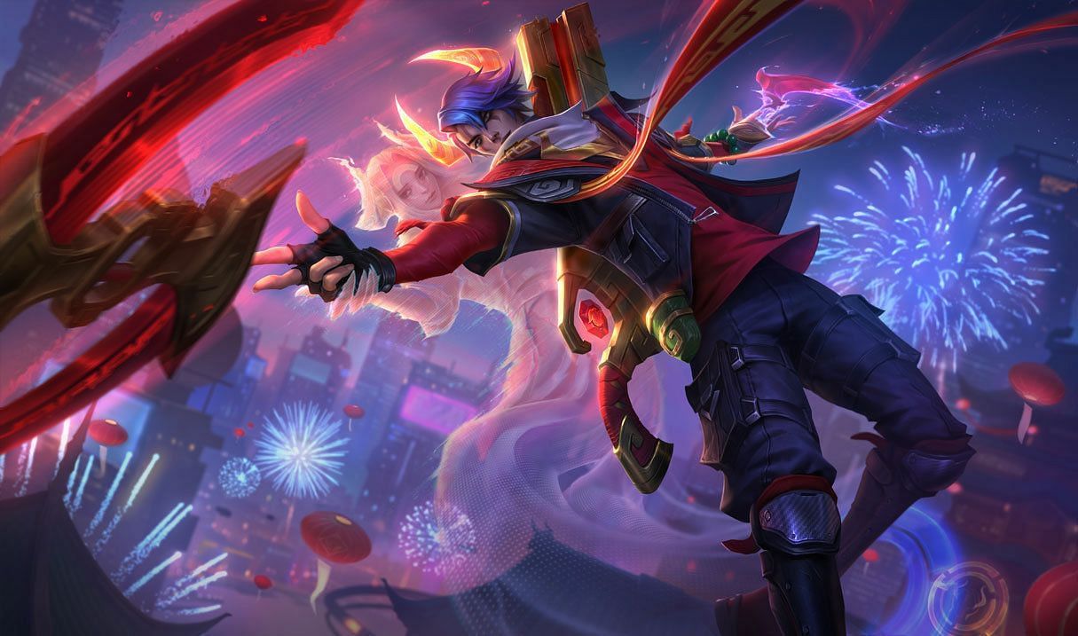 Aphelios is a scary champion to face against in the late game (Image via Riot Games)