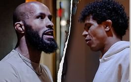 Rivals Demetrious Johnson, Adriano Moraes show respect to each other backstage