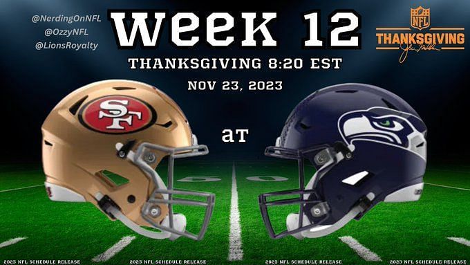 NFL Thanksgiving schedule 2023: Who is playing on Thanksgiving?
