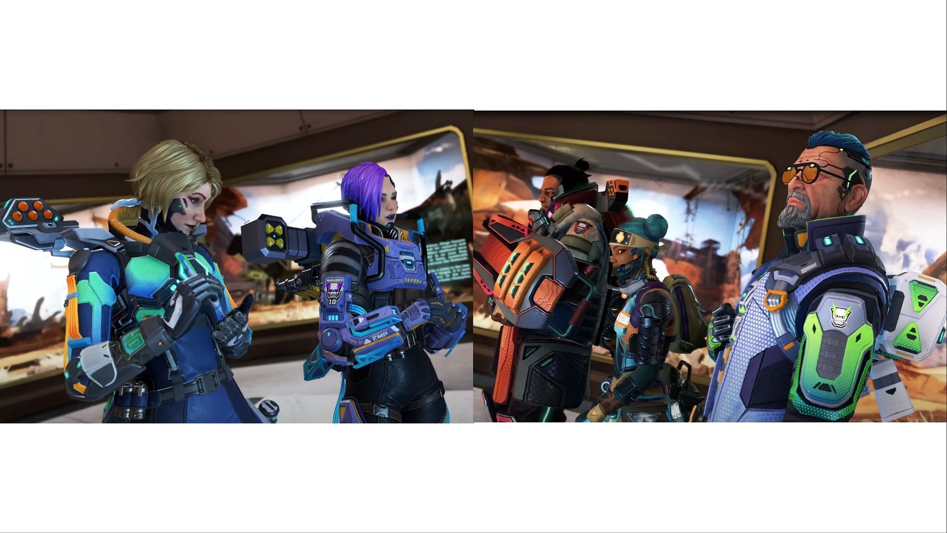 Legend Skins that will be included in Season 17 of Apex Legends (Image via Respawn Entertainment)