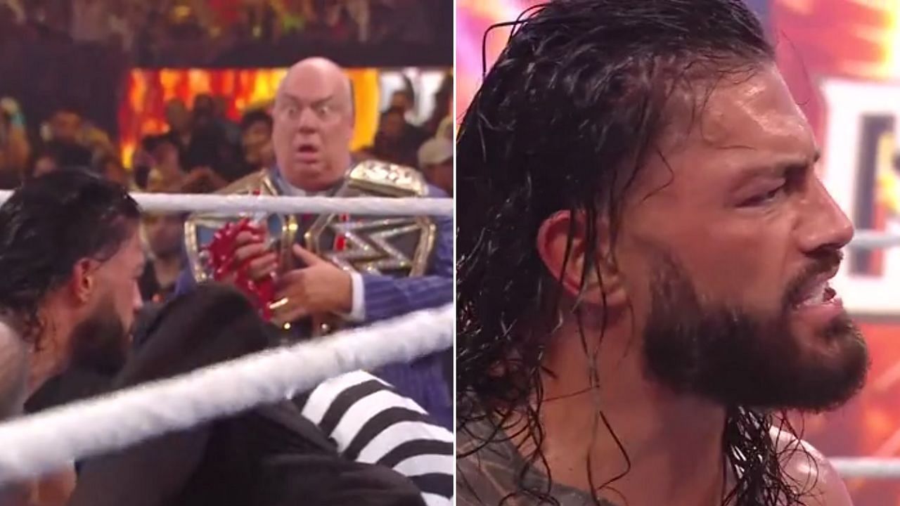 Reigns accidentally attacked the referee at Night of Champions