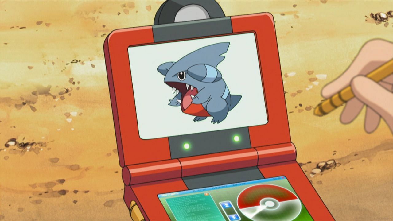 A Pokedex as shown in the anime (Image via The Pokemon Company)