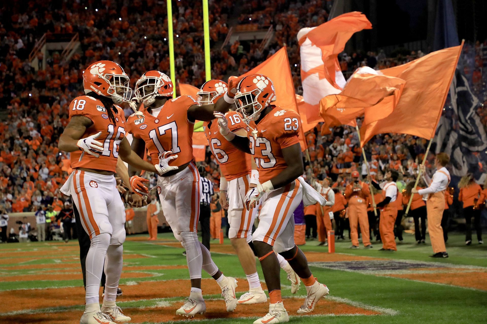 Tigers hit the field  in Death Valley.