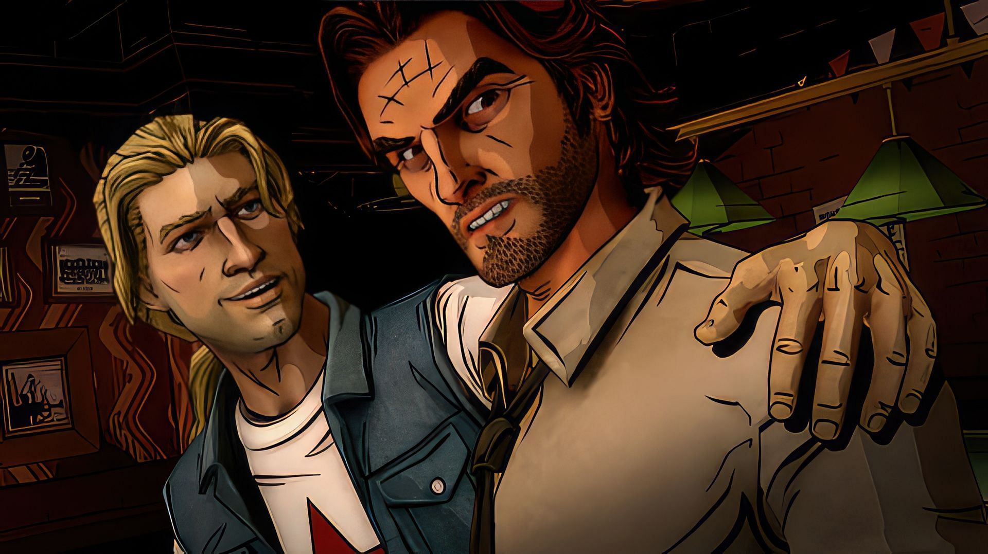 Engaging artwork in The Wolf Among Us (via Telltale)