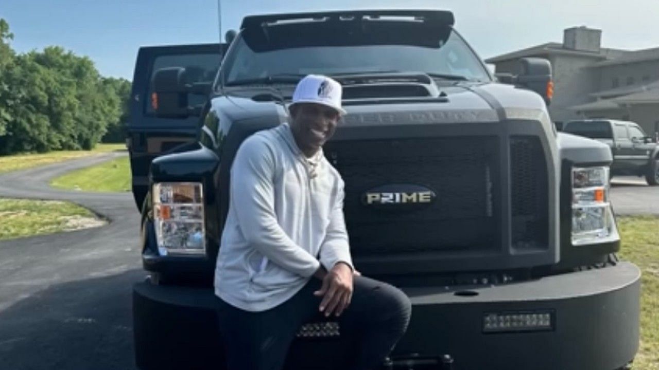 Deion Sanders recently purchased a customized Ford F-650 Super Duty.