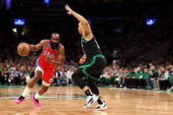 "Maybe he’s him" - Sixers fans in awe of James Harden who explodes for 45 in Game 1 against the Celtics