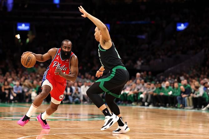"Maybe he’s him" - Sixers fans in awe of James Harden who explodes for 45 in Game 1 against the Celtics