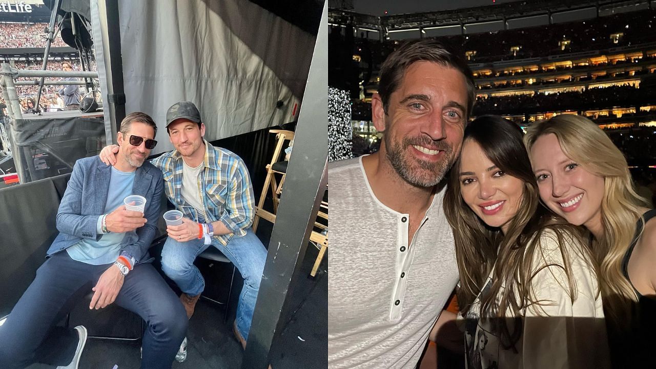 Aaron Rodgers enjoying watching Taylor Swift