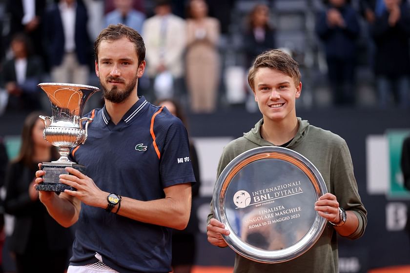 Medvedev outclasses Rune in Rome to capture first title on clay