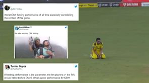 "Dhoni deserves to win but CSK?" - Fans slam and troll Chennai Super Kings for horrific fielding in the IPL 2023 final