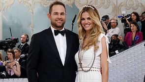 Andy Roddick's wife Brooklyn Decker takes a breather at home after classy Met Gala appearance with American